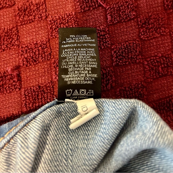 👖”Express” 70’s Look Cotton Blend Wide Leg Flare Denim Mid Rise Jeans” Size 10 - Picture 12 of 13